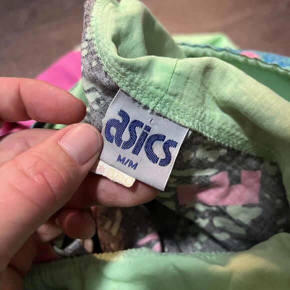 Vintage Asics Neon Pullover Windbreaker - Picture 5 of 5